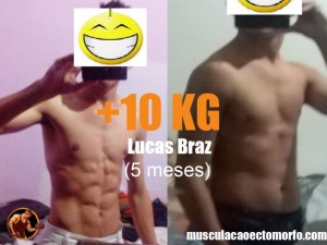 Evolução ectomorfo lucas braz